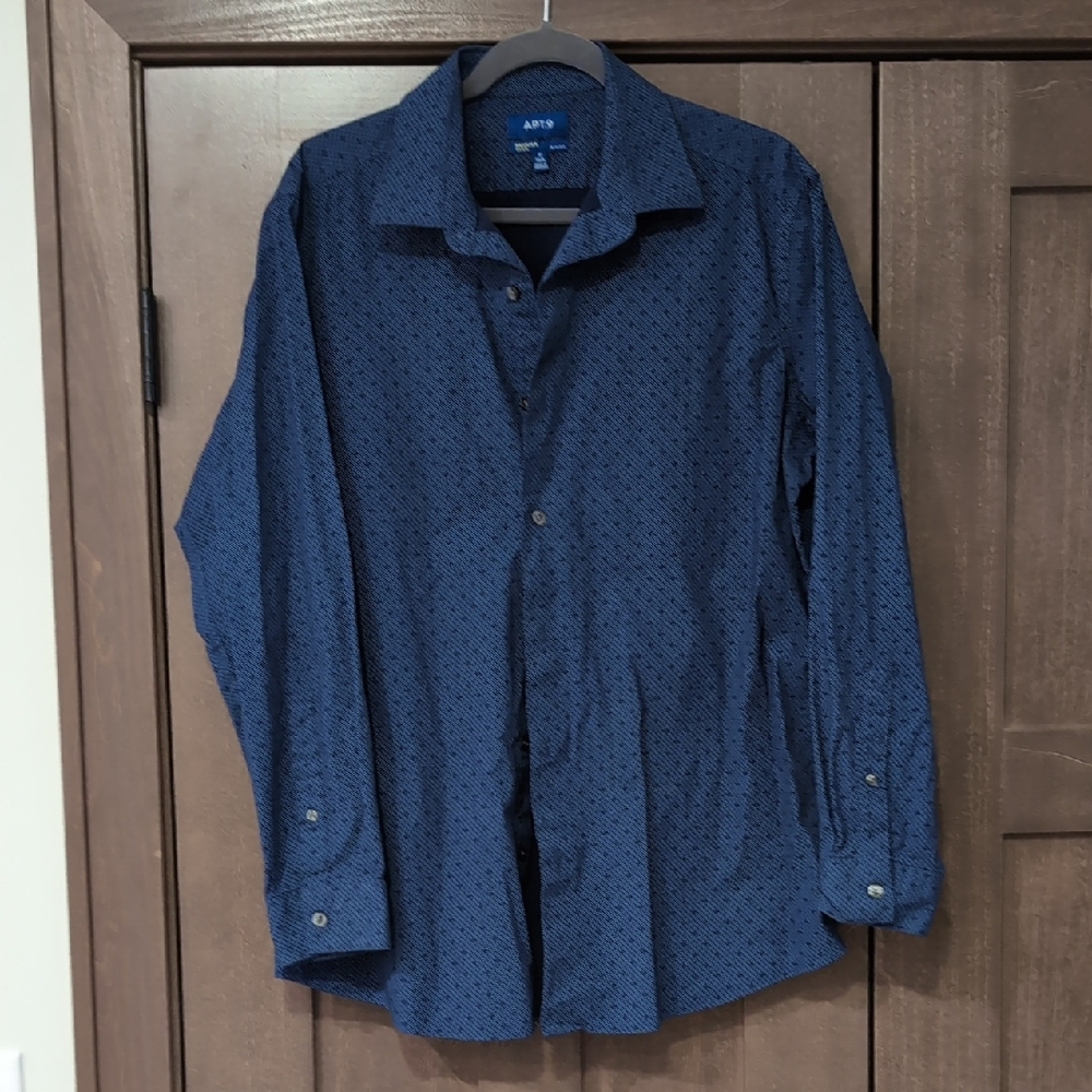 Apt. 9 Men's Blue Dress Shirt